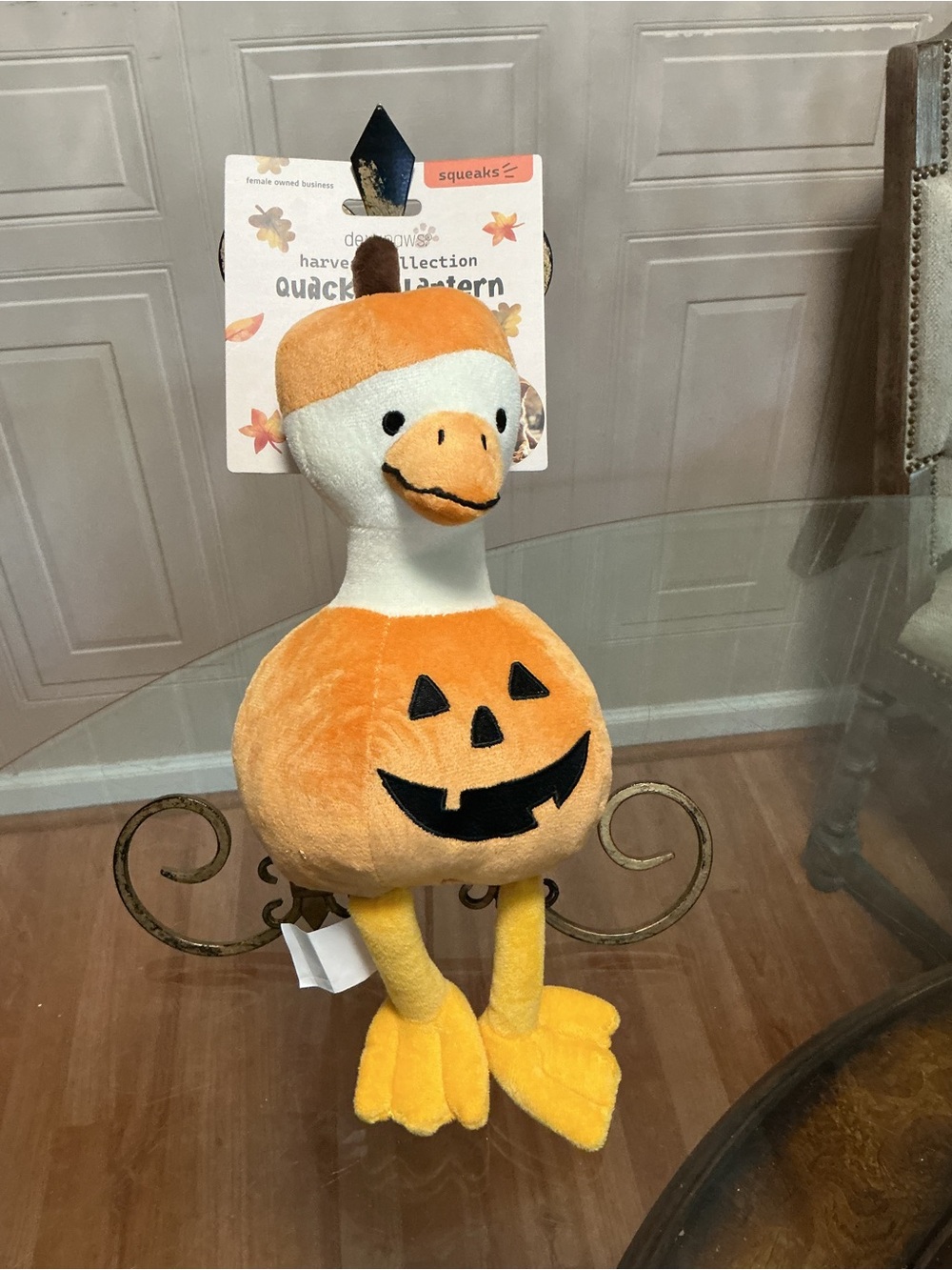 Brand New Dexypaw Beautiful Ponking Duck Dog Toy 14 ” Clinker & Squeaker.